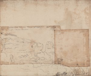 1777年10月、ローマとナポリの間のテッラチーナの近く 作： John Robert Cozens